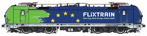 LS Models 16078S - German Electric Locomotive Vectron AC Railpool/Flixtrain (DCC Sound Decoder)